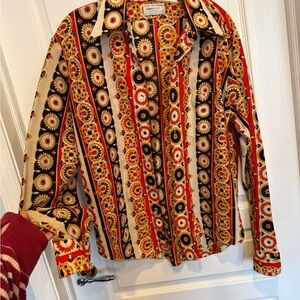 Vintage Van Heusen Multicolor Patterned Shirt